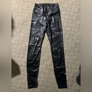 Nike Black and Gray Leggings